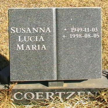 COERTZEN Susanna Lucia Maria 1949-1998