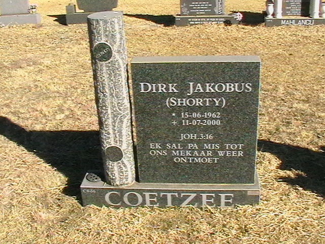 COETZEE Dirk Jakobus 1962-2000