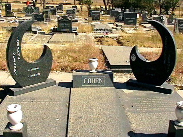 COHEN Johanna Susanna 1943-2003