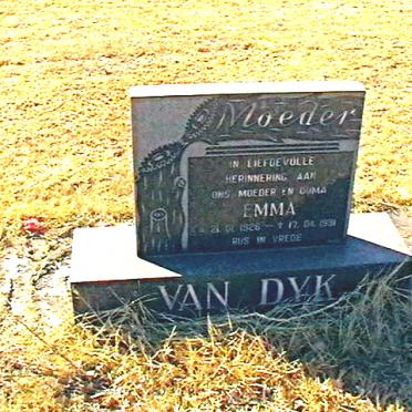 DYK Emma, van 1926-1991