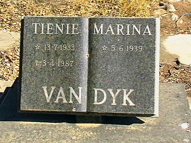 DYK Tienie, van 1933-1987 &amp; Marina 1939-