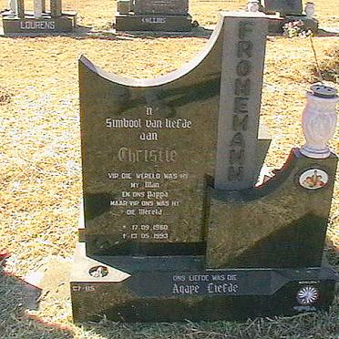 FRONEMANN Christie 1950-1993