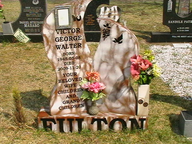 FULTON Victor George Walter 1945-2009