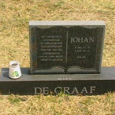 GRAAF Johan, de 1943-2003