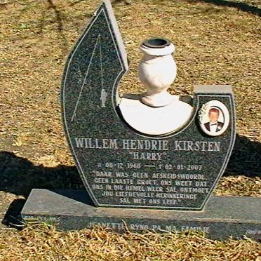 KIRSTEN Willem Hendrie 1968-2007
