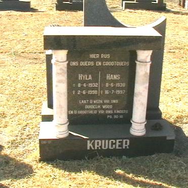 KRUGER Hans 1930-1997 &amp; Hyla 1932-1998