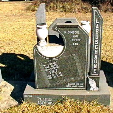 LABUSCHAGNE Petrus Jacobus 1954-1992
