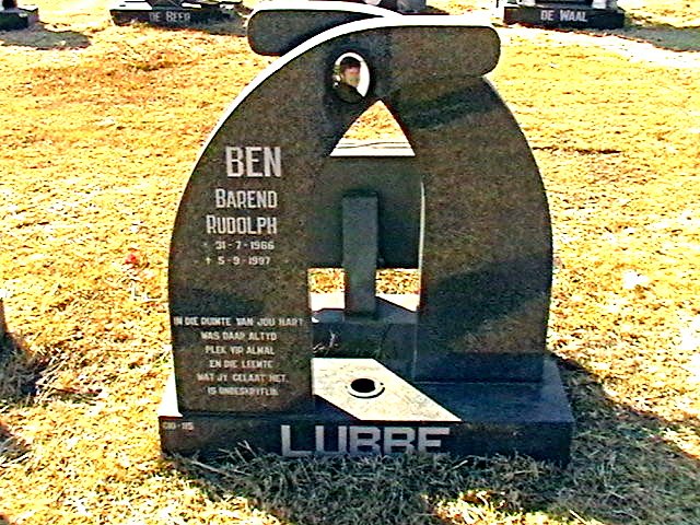 LUBBE Barend Rudolph 1966-1997