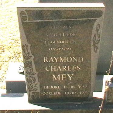MEY Raymond Charles 1959-1997