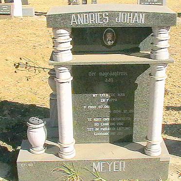 MEYER Andries Johan 1960-1994