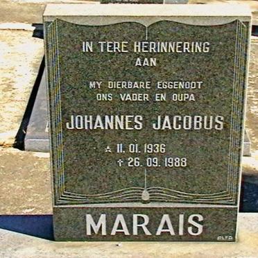 MARAIS Johannes Jacobus 1936-1988