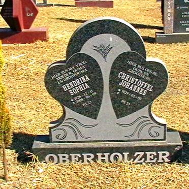 OBERHOLZER Christoffel Johannes 1929- &amp; Hendrina Sophia 1926-2008