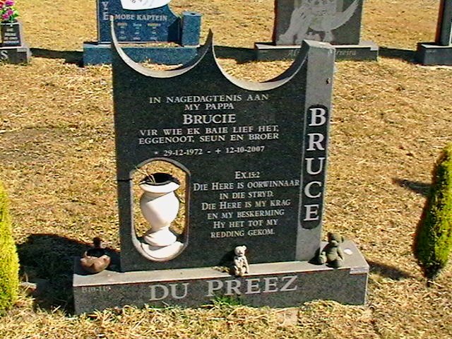 PREEZ Bruce, du 1972-2007