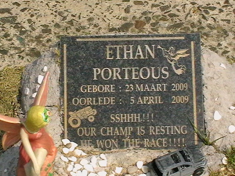 PORTEOUS Ethan 2009-2009