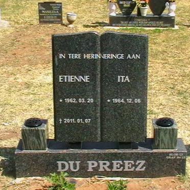 PREEZ Etienne, du 1962-2011 &amp; Ita 1964-