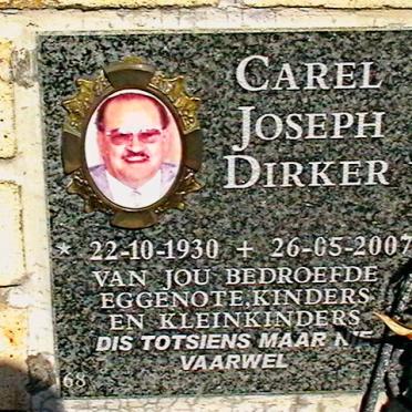 DIRKER Carel Joseph 1930-2007
