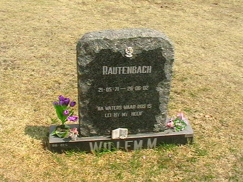 RAUTENBACH Willem M. 1971-2002