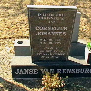 RENSBURG Cornelius Johannes, Janse van 1948-1999