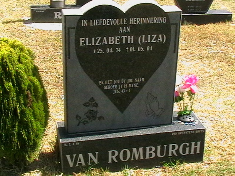 ROMBURGH Elizabeth, van 1974-2004