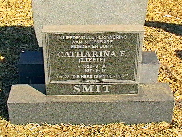 SMIT Catharina F. 1922-1997