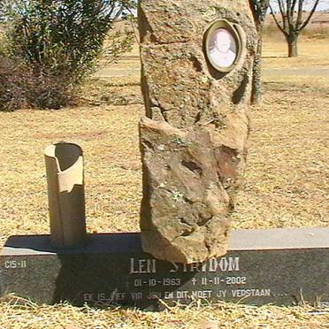 STRYDOM Len 1963-2002