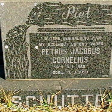 SCHUTTE Petrus Jacobus Cornelius 1960-1990