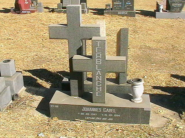TERBLANCHE Johannes Carel 1947-1994