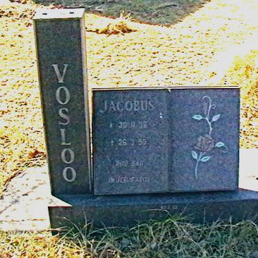 VOSLOO Jacobus 1956-1998