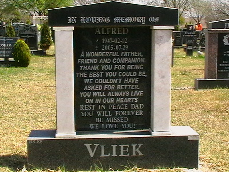 VLIEK Alfred 1947-2005