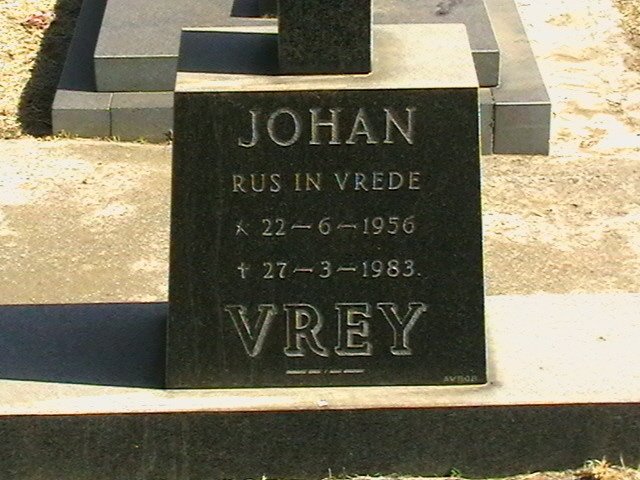 VREY Johan 1956-1983