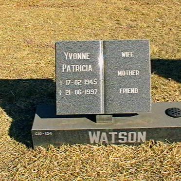 WATSON Yvonne Patricia 1945-1997