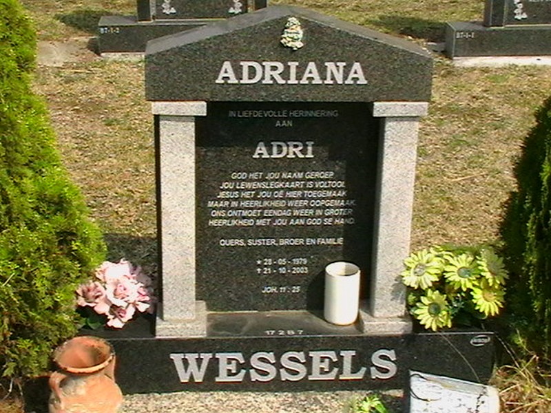 WESSELS Adriana 1979-2003
