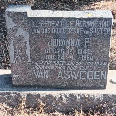 ASWEGEN Johanna P., van 1942-1960