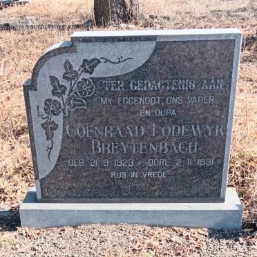 BREYTENBACH Coenraad Lodewyk 1923-1981