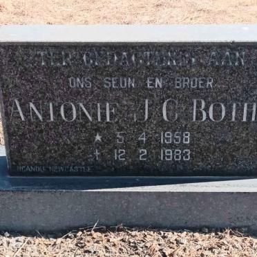 BOTHA Antonie J.C. 1958-1983