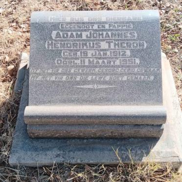 THERON Adam Johannes Hendrikus 1912-1951