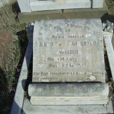 BOWMAN Douglas Livingstone 1874-1932