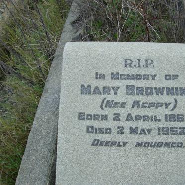 BROWNING Mary nee KEPPY 1860-1952