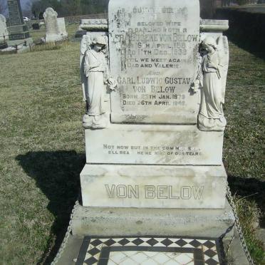 BELOW Carl Ludwig, von 1879-1948 &amp; Vera Eugene RUDDLE 1887-1939