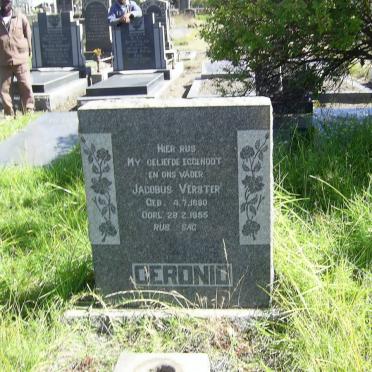 CERONIO Jacobus Verster 1880-1955