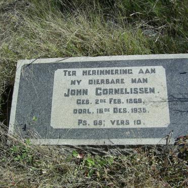 CORNELISSEN John 1869-1935