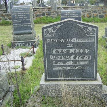HEYNEKE Frederik Jacobus Zacharias 1912-1963