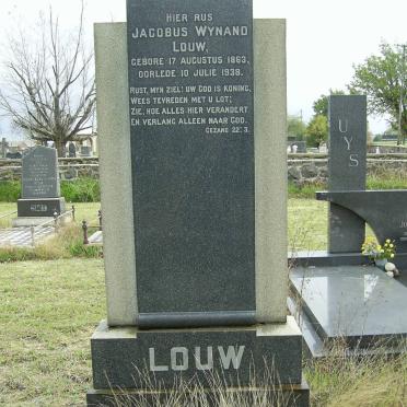 LOUW Jacobus Wynand 1863-1938