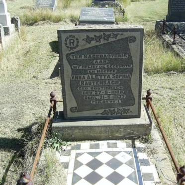 RAUTENBACH Anna Aletta Sophia nee OOSTHUIZEN 1888-1937