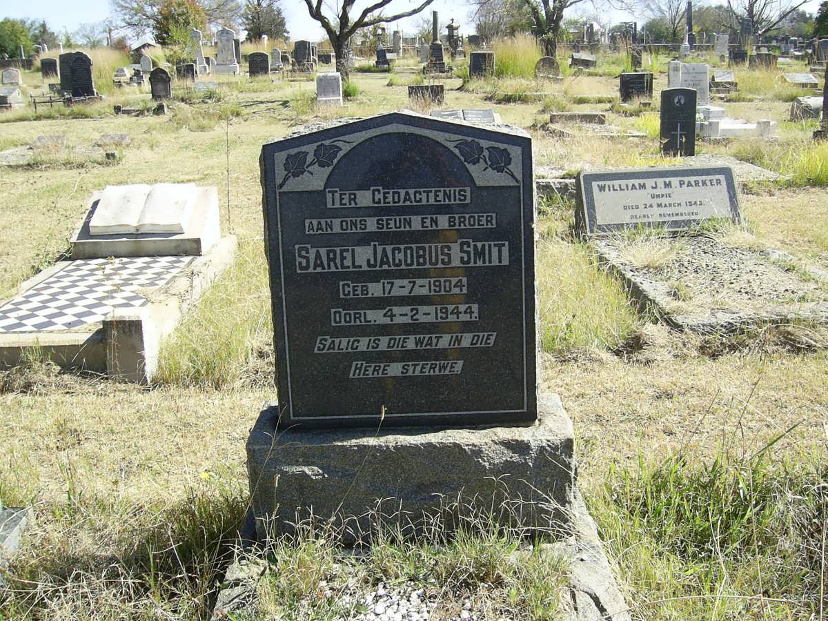 SMIT Sarel Jacobus 1904-1944