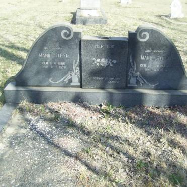 STEYN Manie 1886-1970 &amp; Marie 188?-1974