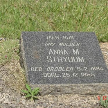 STRYDOM Anna M. nee GROBLER 1884-1955