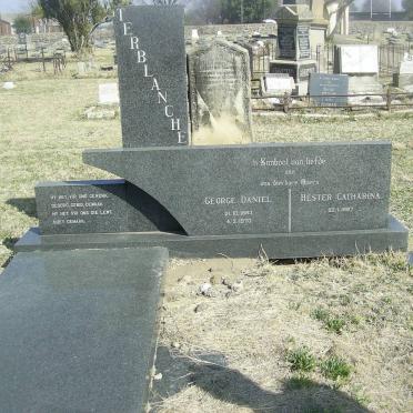 TERBLANCHE George Daniel 1883-1970 &amp; Hester Catharina 1897-