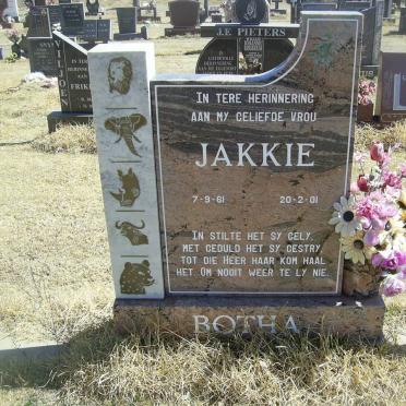 BOTHA Jakkie 1961-2001