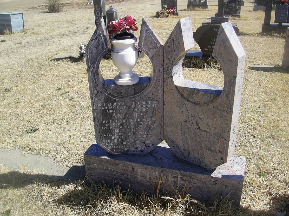 ERWEE Andries 1925-1998